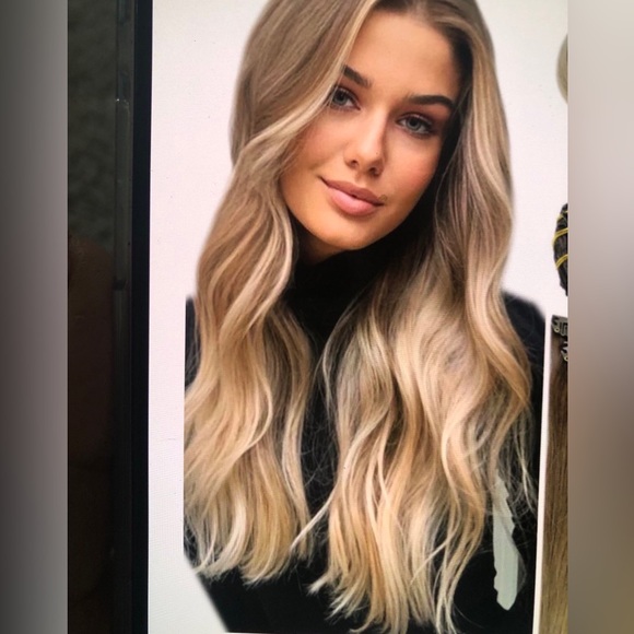 InCashmere Other - New Cashmere Balayage Ombré Clip-in Luxurious Blonde Hair extensions 16”